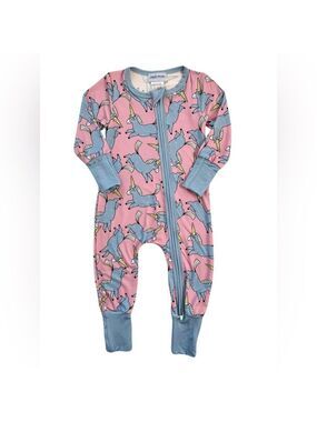 Little Eyes Bubblegum Unicorn‎ Bamboo Zippy - Old Style Zipper Cover